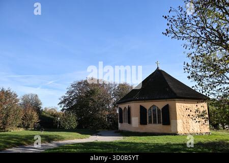 Insel Rügen 13.10.2025, Vitt auf Rügen, Kapelle in dem kleinen Fischerdorf *** Insel Rügen 13 10 2025, Vitt auf Rügen, Kapelle im kleinen Fischerdorf Stockfoto