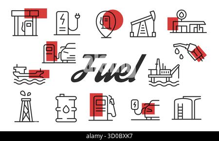 Tankposter. Vektorabbildung Stock Vektor