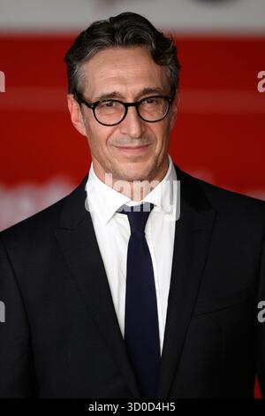 Rom, Italien. Oktober 2025. Marco Franzoso besucht den roten Teppich „La Lezione“ während des 20. Rom Filmfestivals im Auditorium Parco della Musica in Rom (Italien), 22. Oktober 2025. Quelle: Insidefoto/Alamy Live News Stockfoto