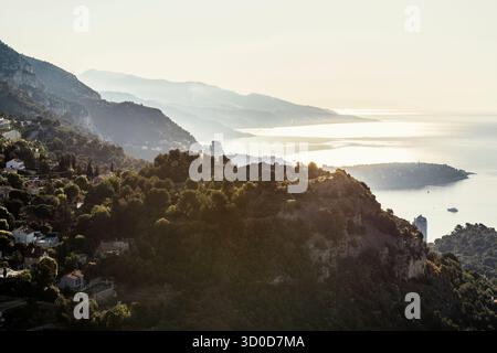 Panorama, Monte Carlo, Cote d'Azur, Monaco Stockfoto