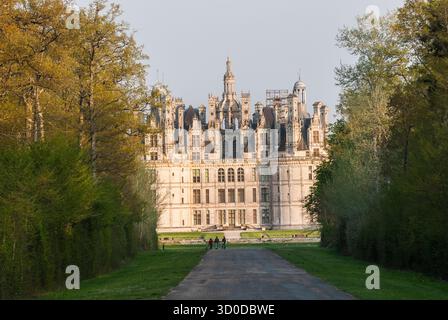 Chateau de Chambord, Département Loir-et-Cher, Region Centre-Val de Loire, Frankreich, Europa Stockfoto