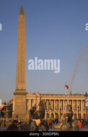 Frankreich, Paris, Place De La Concorde Stockfoto