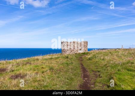 Levant Zinnmine, Trewellard, Pendeen, in der Nähe von St Just, Cornwall, England, Großbritannien Stockfoto