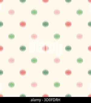 Nahtloses geometrisches Muster für Feiertage. Weihnachtsschmuck mit Schneeflocken. Dekorative Textur im Schneefall Stock Vektor