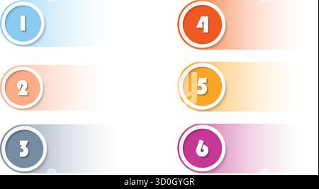 Sammlung von zwölf 3D-Werbeaufklebern Stock Vektor