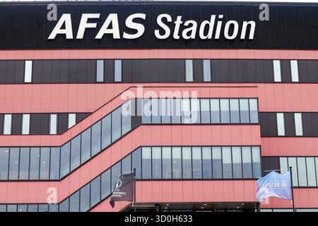 Alkmaar, Niederlande. Oktober 2025. ALKMAAR, 23-10-2025, AFAS-Stadion, Saison 2025/2026, UEFA Conference League Fußball, Ligaphase Spieltag 2, Spiel zwischen AZ und SK Slovan Bratislava, Bild zeigt Stadionübersicht Credit: Pro Shots/Alamy Live News Stockfoto