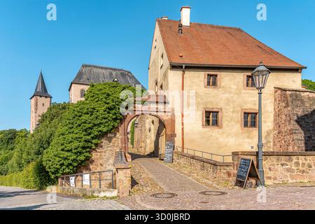 Eintritt zum Schloss Rochlitz, Sachsen, Deutschland Stockfoto
