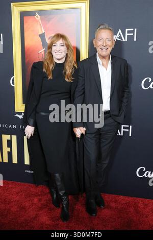 22. Oktober 2025, Los Angeles, Kalifornien, USA: Bruce Springsteen, Patti Scialfa beim AFI FEST 2025 Opening Night Springsteen: Deliver Me from Nowhere Premiere im TCL Chinese Theatre IMAX (Credit Image: © Nina Prommer/ZUMA Press Wire) NUR ZUR REDAKTIONELLEN VERWENDUNG! Nicht für kommerzielle ZWECKE! Stockfoto