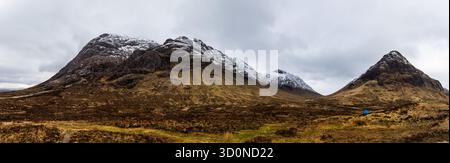 Die wunderschöne Wildnis und malerische Landschaft des schottischen Hochlandes. Stockfoto