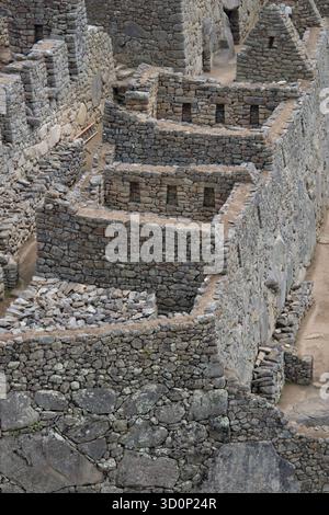 Machu Picchu (Peru, Southa America), ein UNESCO-Weltkulturerbe Stockfoto