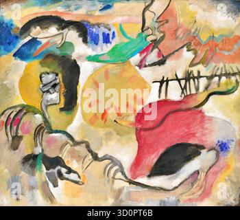 Improvisation 27, Garden of Love II, 1912 von Wassily Kandinsky. Stock Vektor