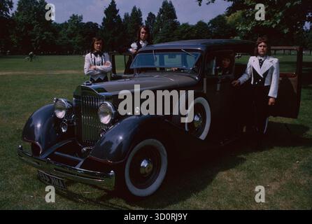 Mud, Englische Glam Rock Band, 1973 Stockfoto