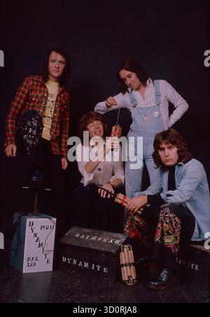 Mud, Englische Glam Rock Band, 1973 Stockfoto