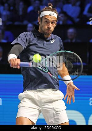 Wien, Österreich. Oktober 2025. Tennis, erste BANK ERÖFFNET 2025 Lorenzo Musetti (ITA), Wien, Österreich, 24. Oktober 2025. Foto Felice Calabro' Credit: Unabhängige Fotoagentur/Alamy Live News Stockfoto