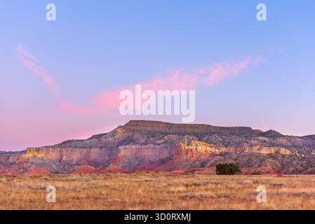 Landschaft auf der Ghost Ranch, New Mexico, USA. Stockfoto