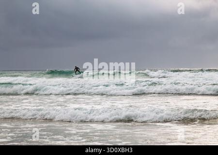Fistral Beach, Newquay, Cornwall, England, Großbritannien Stockfoto