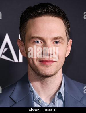 HOLLYWOOD, LOS ANGELES, KALIFORNIEN, USA - 24. OKTOBER: Der kanadische Schauspieler und Regisseur Mark O'Brien kommt beim AFI (American Film Institute) fest 2025, das von Canva präsentiert wurde - Premiere von Sony Pictures Classics' 'Nürnberg', das am 24. Oktober 2025 im TCL Chinese Theatre IMAX in Hollywood, Los Angeles, Kalifornien, USA stattfand. (Foto: Xavier Collin/Image Press Agency) Stockfoto