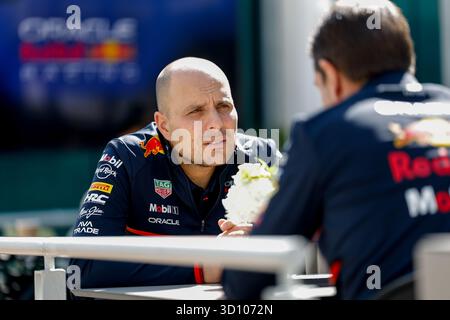 Mexiko-Stadt, Mexiko. Oktober 2025. LAMBIASE Gianpiero, Renningenieur von Max Verstappen, Porträt, während des Formel 1 Grand Prix von Mexiko-Stadt 2025, 20. Runde der FIA Formel-1-Weltmeisterschaft 2025 vom 24. Bis 26. Oktober 2025 auf dem Autodromo Hermanos Rodriguez in Mexiko-Stadt, Mexiko - Foto DPPI Credit: DPPI Media/Alamy Live News Stockfoto