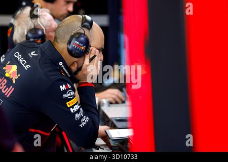 Mexiko-Stadt, Mexiko. Oktober 2025. LAMBIASE Gianpiero, Renningenieur von Max Verstappen, Porträt, während des Formel 1 Grand Prix von Mexiko-Stadt 2025, 20. Runde der FIA Formel-1-Weltmeisterschaft 2025 vom 24. Bis 26. Oktober 2025 auf dem Autodromo Hermanos Rodriguez in Mexiko-Stadt, Mexiko - Foto DPPI Credit: DPPI Media/Alamy Live News Stockfoto