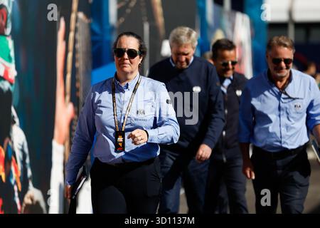 Mexiko-Stadt, Mexiko. Oktober 2025. Porträt der FIA-Mitarbeiter während des Formel-1-Grand Prix von Mexiko-Stadt 2025, 20. Runde der FIA-Formel-1-Weltmeisterschaft 2025 vom 24. Bis 26. Oktober 2025 auf dem Autodromo Hermanos Rodriguez in Mexiko-Stadt, Mexiko - Foto Javier Jimenez/DPPI Credit: DPPI Media/Alamy Live News Stockfoto