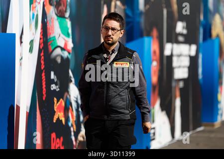 Mexiko-Stadt, Mexiko. Oktober 2025. Porträt der Mitarbeiter von Pirelli beim Grand Prix 2025 in Mexiko-Stadt, 20. Runde der FIA Formel-1-Weltmeisterschaft 2025 vom 24. Bis 26. Oktober 2025 auf dem Autodromo Hermanos Rodriguez in Mexiko-Stadt, Mexiko - Foto Javier Jimenez/DPPI Credit: DPPI Media/Alamy Live News Stockfoto