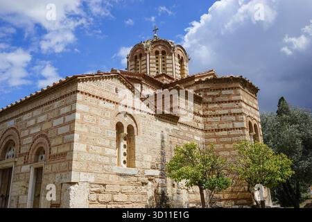 Kirche der Heiligen Apostel in Athen, Griechenland Stockfoto
