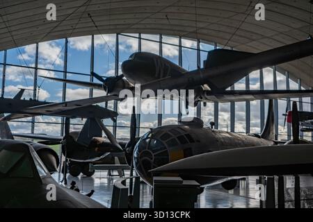 Historische Flugzeuge der USA Stockfoto