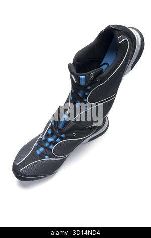 Objekt auf weiß – Sportschuhe aus der Nähe Stockfoto