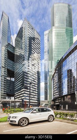 Moskau, Russland - 10. Juni 2017: Moden Business Center Moskau-Stadt Stockfoto