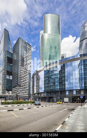 Moskau, Russland - 10. Juni 2017: Moden Business Center Moskau-Stadt Stockfoto