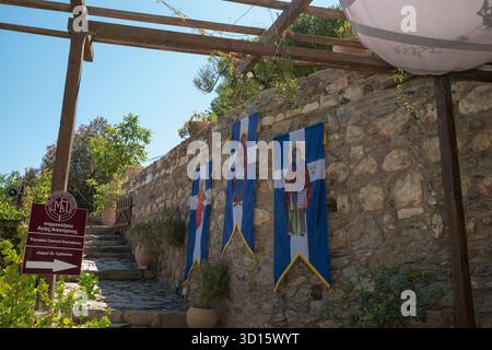 Kloster Agios Panteleimon, Gemeinde Malevizi, Regionaleinheit Heraklion, Kreta, Griechenland Stockfoto