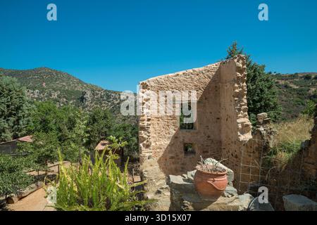 Kloster Agios Panteleimon, Gemeinde Malevizi, Regionaleinheit Heraklion, Kreta, Griechenland Stockfoto