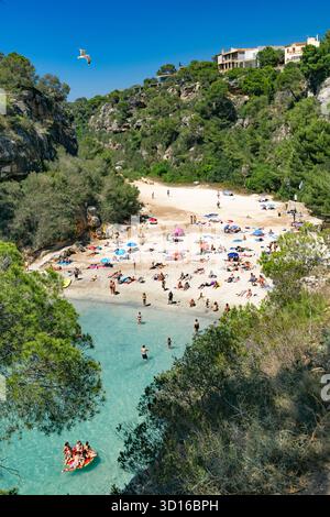 Sandstrand von Cala Pi, Mallorca - 0161 Stockfoto