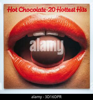 Cover des Albums Hot Chocolate 20 Hottest Hits, das 1979 veröffentlicht wurde Stockfoto