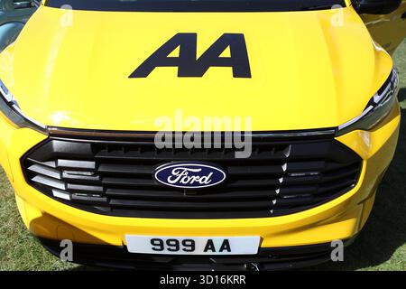 Der AA Automobile Association Patrouille Van gelb Stockfoto