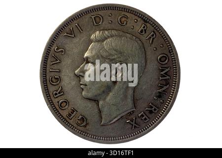 König Georg VI. Krönung Silberne Krone 1937 Stockfoto