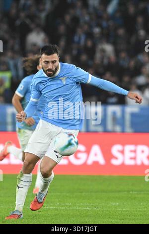 Rom, Italien, 26. Oktober 2025 Mario Gila von SS Lazio in Aktion während der Serie A Enilive zwischen SS Lazio und Juventus FC:Agostino Gemito/Alamy Live News Stockfoto