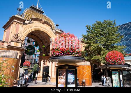 Eintritt zum Vergnügungspark Tivoli Gardens, Kopenhagen, Dänemark Stockfoto
