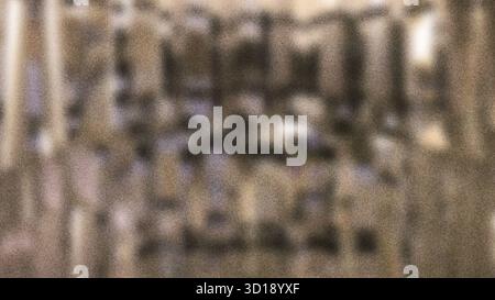 Dieses abstrakte Bild verfügt über einen weichen, strukturierten Hintergrund mit körnigem Effekt und eine gedämpfte Farbpalette Stockfoto