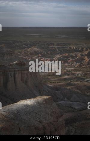 Tsaagan Suvarga Mine, Farben und Texturen Stockfoto