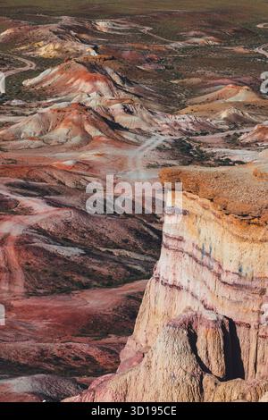 Tsaagan Suvarga Mine, Farben und Texturen Stockfoto