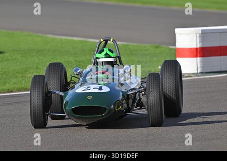 Malcolm Thorne, Lotus-BRM 24, Glover Trophy, ein 25-minütiges Rennen für 1½-Liter-Fahrzeuge, das auf den Rennstrecken in Großbritannien und in Europa teilnahm Stockfoto