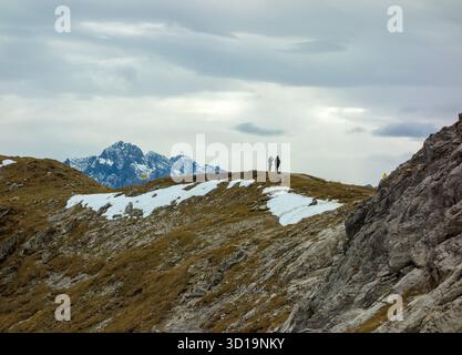 Berglandschaften rund um das Nebelhorn, Allgäuer Alpen, Deutschland Stockfoto