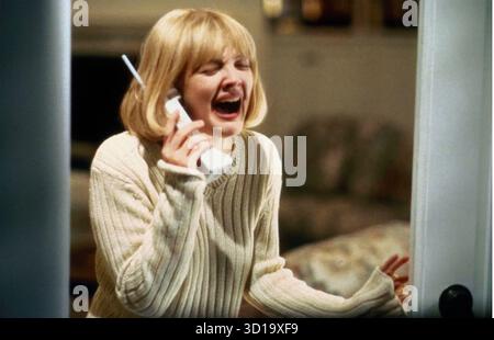 SCREAM 1996 Dimension Films Production mit Drew Barrymore als Casey Becker Stockfoto