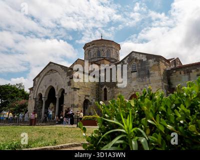 Trabzon, Türkei - 20. August 2025: Blick auf die Ayasofya ( Hagia Sophia ) Moschee in Trabzon Stadt der Türkei Stockfoto