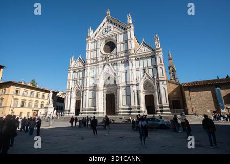 Basilika Santa Croce in Florenz, Italien Stockfoto
