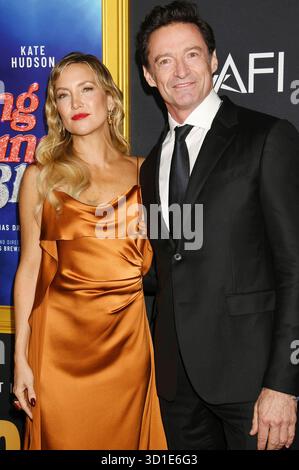 Kate Hudson und Hugh Jackman bei der Abschlussgala mit der Premiere des Kinofilms Song Sung Blue auf dem 39. AFI fest 2025 im TCL Chinese Theatre. Los Angeles, 26.10.2025 Stockfoto