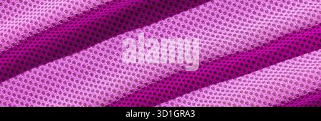Strukturiertes Muster in Pink und Lila mit diagonalen Streifen im abstrakten Design. Stockfoto