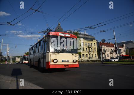 Skoda 14Tr Trolleybus Stockfoto
