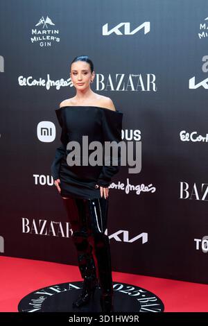 Oktober 2025, Madrid, Madrid, Spanien: Maria Pedraza nimmt am 28. Oktober 2025 in Madrid, Spanien am Bazaar˜€ â Women of the Year 2025â€™ Auszeichnungen Roter Teppich im Callao Cinema Teil (Foto: © Jack Abuin/ZUMA Press Wire) NUR ZUR REDAKTIONELLEN VERWENDUNG! Nicht für kommerzielle ZWECKE! Stockfoto